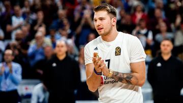 Luka Doncic, en el WiZink Center.