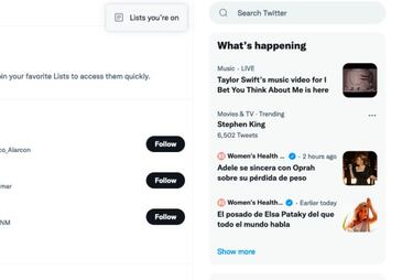 Cómo saber si estás en una lista de Twitter y salirte de ella