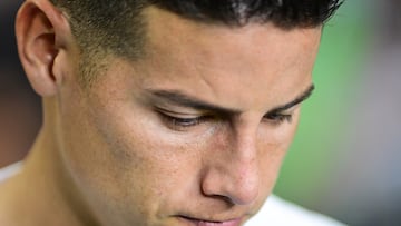 James Rodriguez of Leon during the 6th round match between Leon and Toluca as part of the Liga BBVA MX, Torneo Clausura 2025 at Nou Camp Stadium, on February 08, 2025 in Leon, Guanajuato, Mexico.