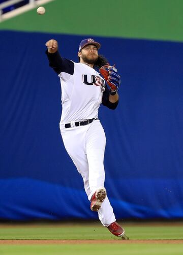 Colombia - Estados Unidos en el Marlins Park. 