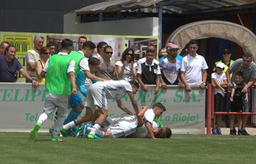 El Juvenil blanco ganó 4-1 al Atlético de Madrid Juvenil en la final de la Copa del Rey disputada en Calahorra (La Rioja).