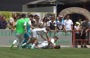 El Juvenil blanco ganó 4-1 al Atlético de Madrid Juvenil en la final de la Copa del Rey disputada en Calahorra (La Rioja).