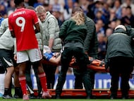 The Chelsea youngster was taken off on a stretcher in Monday’s Premier League clash.