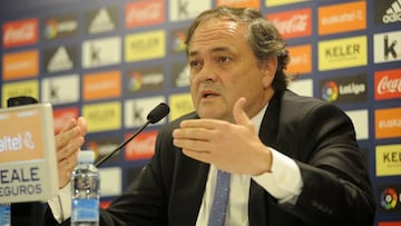 Aperribay: "Pediría a la UEFA y la FIFA que paren el proyecto de la Superliga"