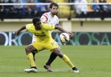 Joel Campbell y Daniel Carriço.
