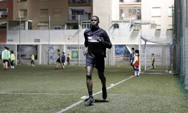 Oumar Diakite lleg¨® en patera y ahora pelea por entrar en El Palo