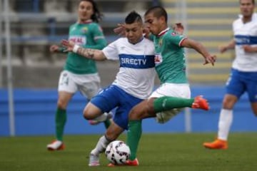 Eduardo Navarrete de Audax Italiano suma 68 minutos en el torneo.