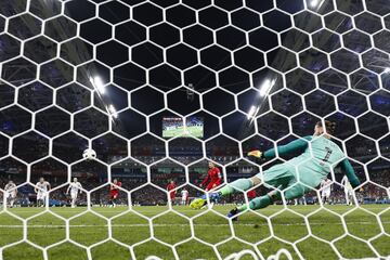 1-0. Cristiano Ronaldo marcó de penalti el primer gol.