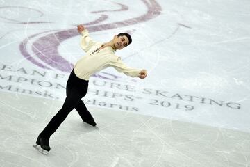 El oro conseguido en Minsk es el séptimo título continental consecutivo para el patinador madrileño. 