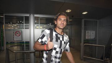 Cerci, en el aeropuerto de Barajas.