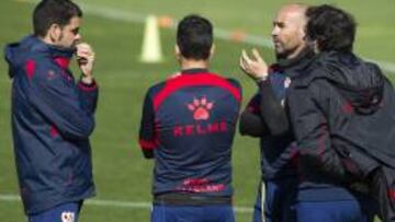 Entrenamiento del Rayo Vallecano: Paco Jémez.