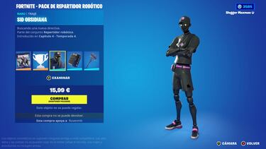 Ya disponible el nuevo lote de Salvar el Mundo de Fortnite: así es el Pack de Repartidor Robótico