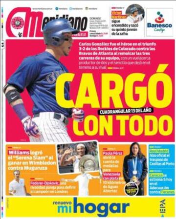 Portadas de la prensa deportiva