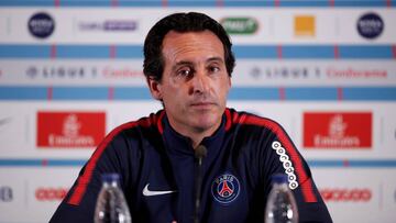 Soccer Football - Paris St Germain Press Conference - Paris, France - August 18, 2017 Paris Saint-Germain coach Unai Emery during the press conference REUTERS/Benoit Tessier