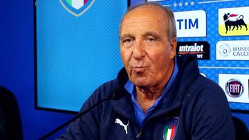 Appiano Gentile (Italy), 12/11/2017.- Italy's coach Gian Piero Ventura attends a press conference in Appiano Gentile, Italy, 12 November 2017. Italy faces Sweden on 13 November 2017 in a FIFA World Cup 2018 play-off second leg soccer match. (Mundial de Fútbol, Suecia, Italia) EFE/EPA/MATTEO BAZZI