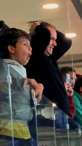 La increíble reacción del hijo de Cristiano a su gol de chilena: no daba crédito