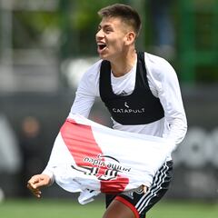 La joya de River debutó con gol en Reserva