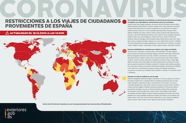 Viajar desde Espa?a: a dnde se puede ir, fechas y en qu casos es necesaria una PCR