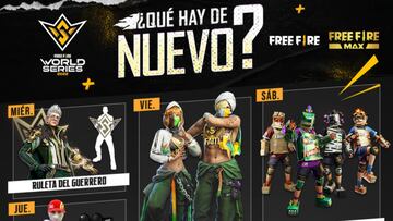 Free Fire: agenda semanal del 18 al 24 de mayo con safari de cartón y torre del rey