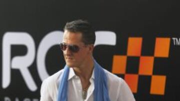 Michael Schumacher analiza la F-1 desde la azotea de sus títulos.