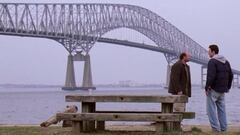 El puente derrumbado de Baltimore fue el protagonista de grandes escenas en ‘The Wire’