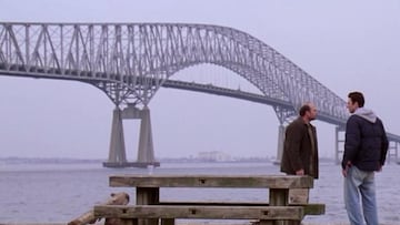 El puente derrumbado de Baltimore fue el protagonista de grandes escenas en ‘The Wire’