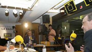 <B>DEBATE EN LA SER. </B>Florentino Pérez y Lorenzzo Sanz debatieron durante 120 minutos en <i>El Larguero</i>.