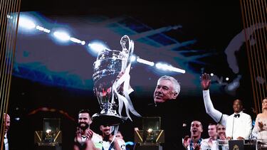 Ancelotti ganó el premio a mejor entrenador.