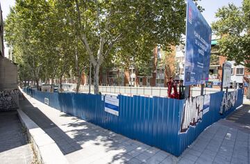 Las obras del Estadio de Vallecas en imágenes