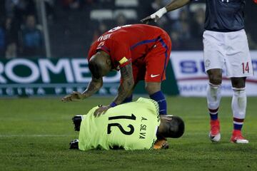 Chile - Paraguay, en imágenes