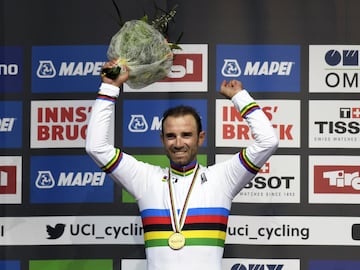 Ha sido uno de los grandes triunfadores de la temporada 2018 después de conseguir el ansiado maillot arcoíris de campeón del mundo en Innsbruck tras dos platas y cuatro bronces. En total, Valverde ha conseguido 14 victorias esta temporada.