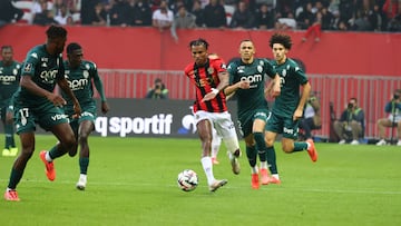 El Mónaco cae, el PSG sonríe