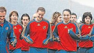 <b>CON GANAS. </b>Las chicas de la Selección estuvieron concentradas la semana pasada en Las Rozas.
