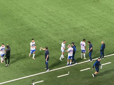 Garnero se molestó en la UC, hizo esto y todo cambió en el partido