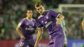 Kroos con el Real Madrid. 