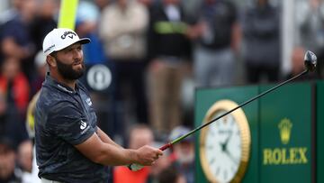 Hoylake (United Kingdom), 22/07/2023.- Jon Rahm of Spain during round 3 of the British Open Golf Championship in Hoylake, Britain, 22 July 2023. (Espa?a, Reino Unido) EFE/EPA/ADAM VAUGHAN