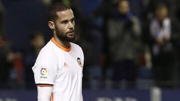 Mario Su&aacute;rez con el Valencia. 