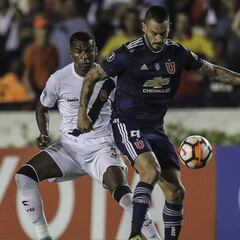 Vasco da Gama 0-1 U. de Chile: Araos lidera a la U en Brasil