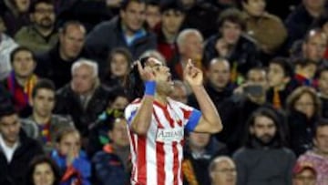Falcao silencio el Camp Nou con un golazo