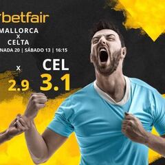 RCD Mallorca vs. RC Celta de Vigo: horario, TV, estadísticas, clasificación y pronósticos