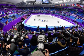 Panorámica del Gangneung Ice Arena.