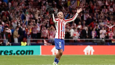 Griezmann celebra el pase a semifinales.