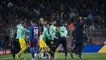 18/004/22 PARTIDO PRIMERA DIVISION JORNADA 32
BARCELONA - CADIZ
ALEGREIA FIN DE PARTIDO