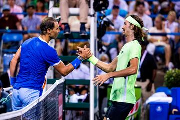 Es el último que completa la lista de los cuatro jugadores en activo que pueden presumir de tener un balance positivo en sus enfrentamientos con Rafa Nadal, es el sudafricano Lloyd Harris, que ganó el año pasado a Nadal en Washington en el único enfrentamiento entre ambos hasta la fecha.