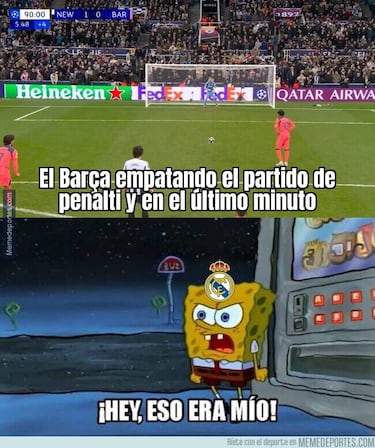 Los memes más graciosos de la ida de octavos de la Champions
