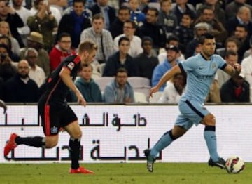 Manchester City se enfrentó a Hamburgo en el Al Ain, de los Emiratos Árabes Unidos.