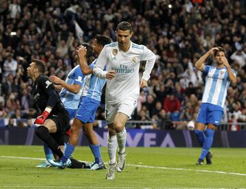 Gol 3-2 Cristiano Ronaldo de penalti. Roberto paró el lanzamiento del portugués desde el punto de penalti, pero el rechace lo aprovechó para marcar el madridista