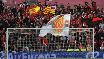 Son Moix vibró en el partido contra el Getafe.