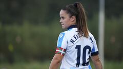 Nerea Eizagirre, capitana de la Real Sociedad, durante un partido.