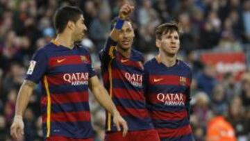 Neymar, Messi y Suárez, imparable.